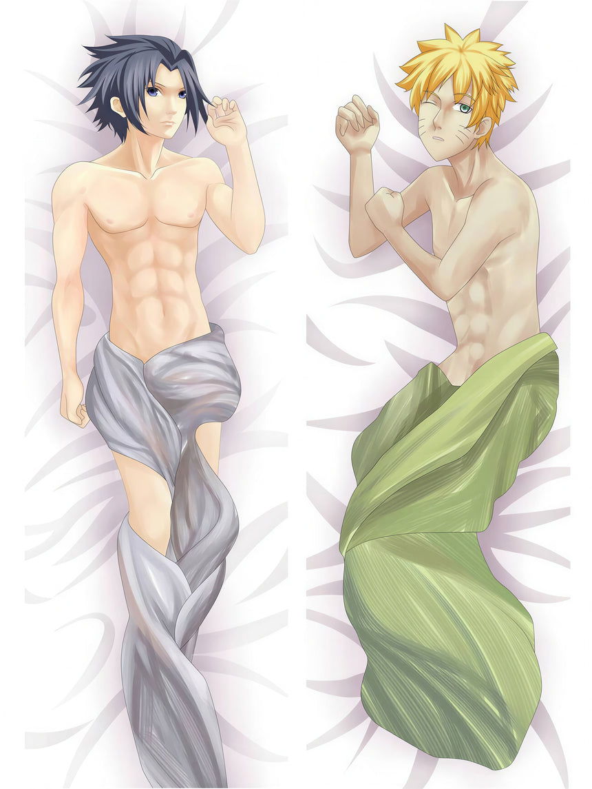 Sasuke with Naruto Body Pillow 2