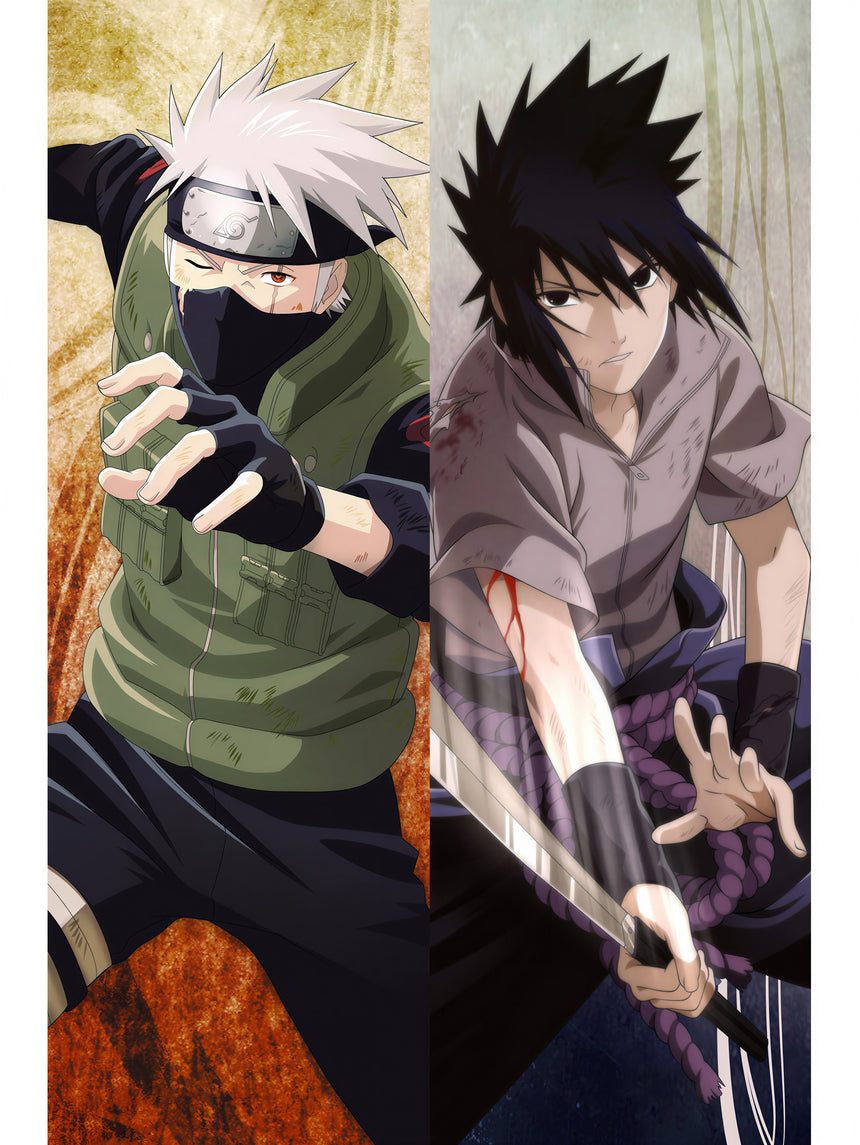 Sasuke with Kakashi Body Pillow 2