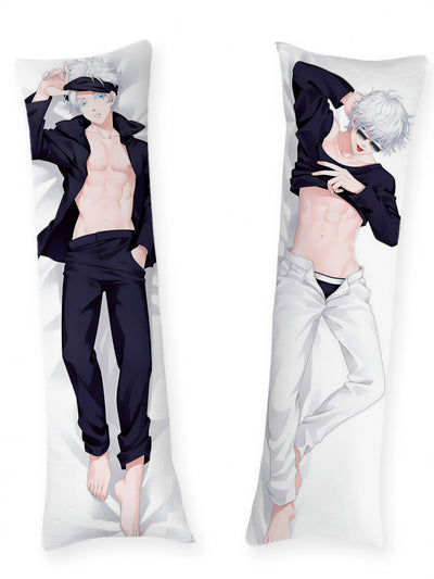 Almohada corporal de Gojo Satoru con gafas