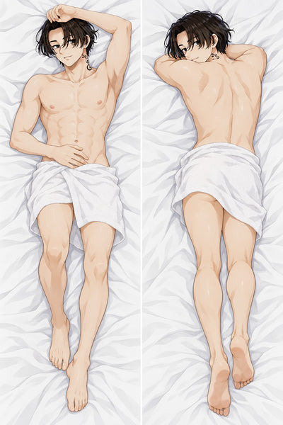 Almohada Shinichiro Sano con toalla tras el baño