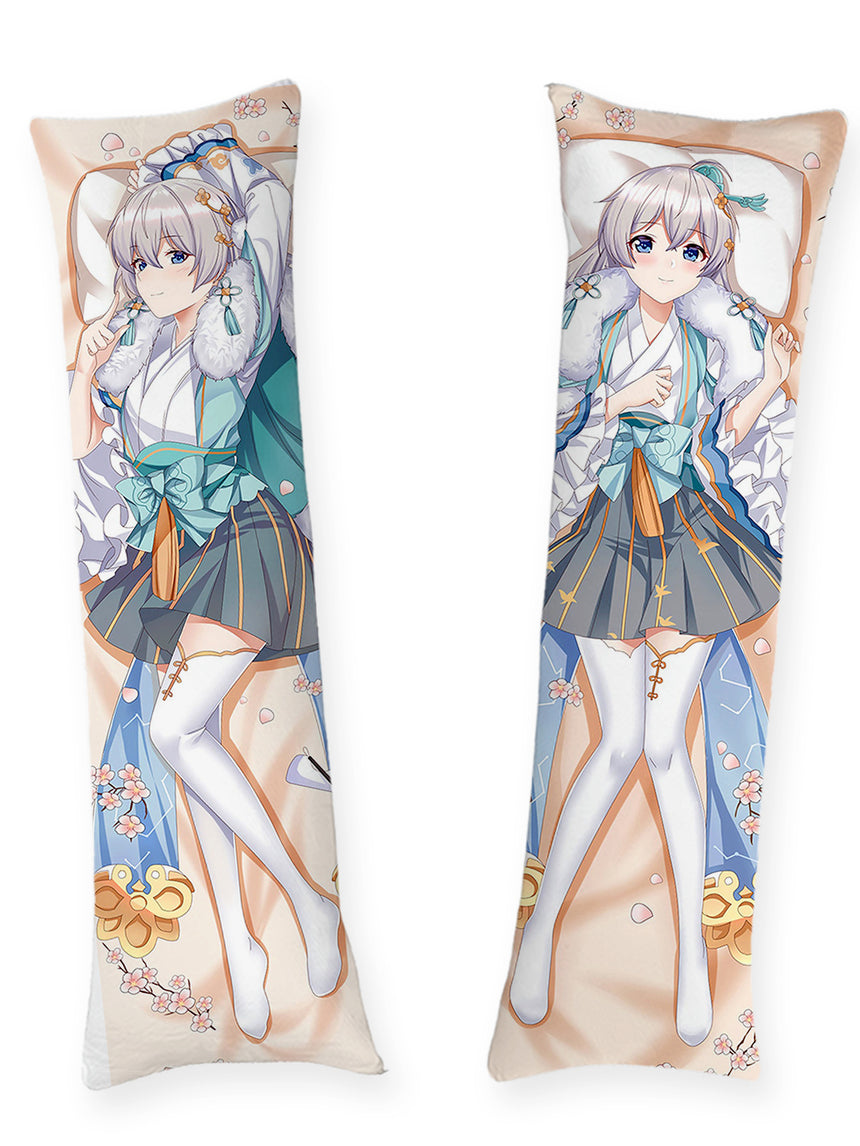 Theresa Apocalypse Teal Kimono Body Pillow