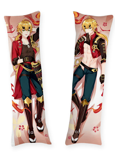 Almohada Thoma con chaqueta roja