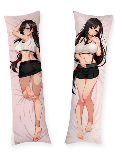 Almohada de Tifa Lockhart con falda negra
