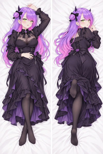 Almohada Tokoyami Towa con vestido gótico