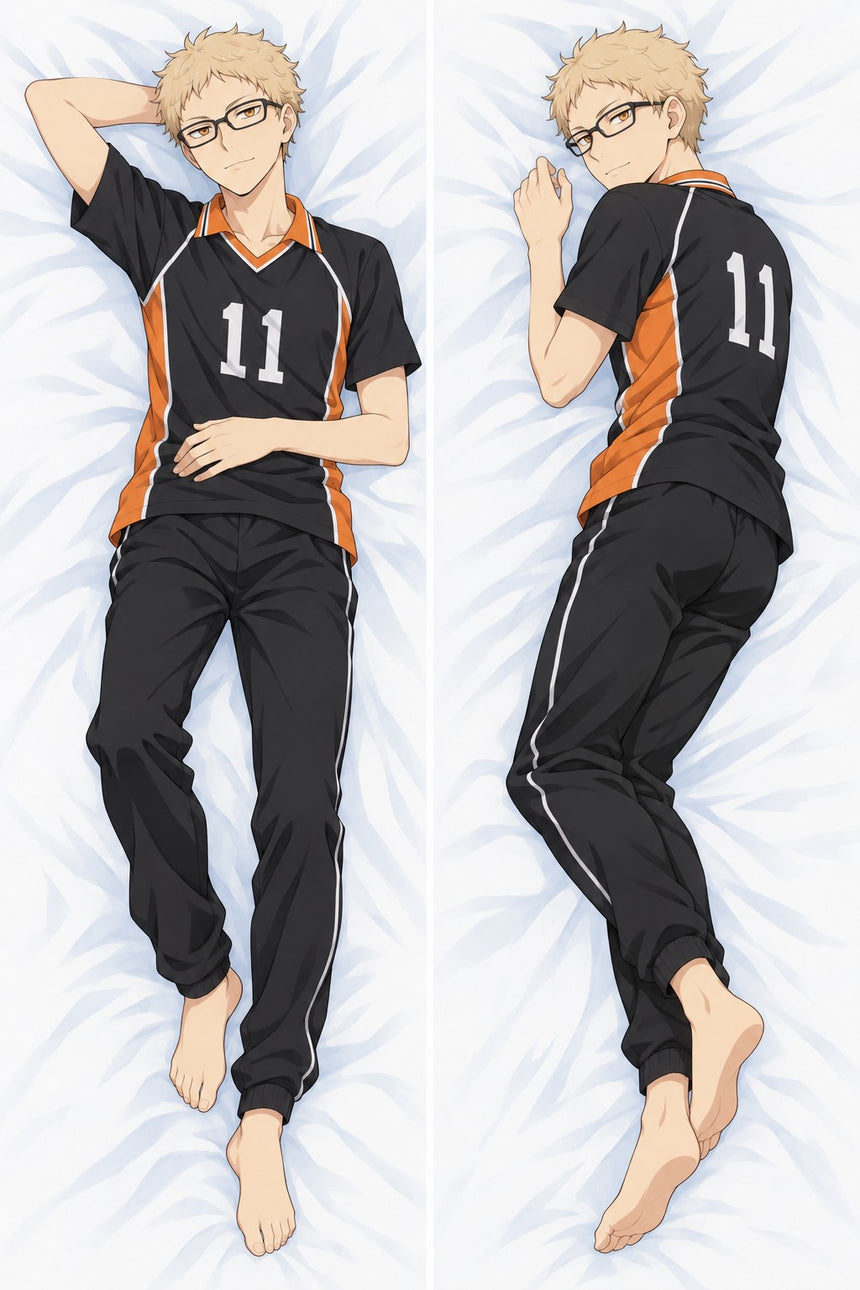 Tsukishima Kei Volleyball Jersey Body Pillow