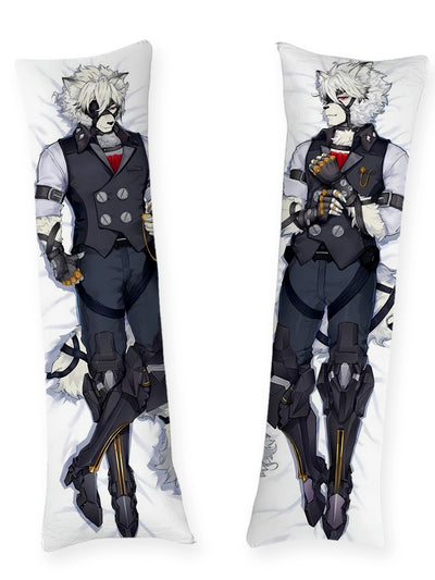 Almohada de Von Lycaon con traje de mayordomo lobo