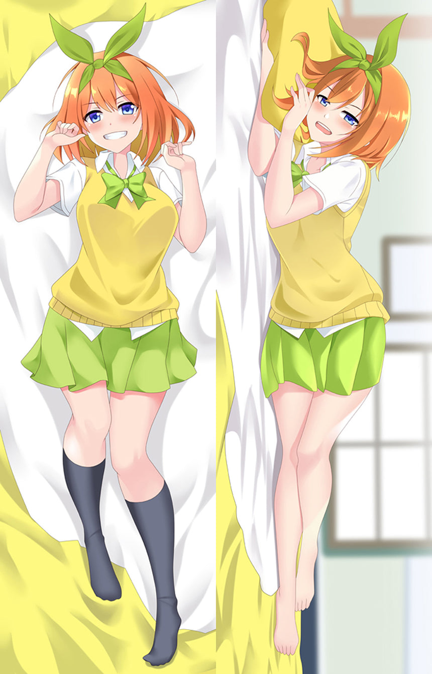 Yotsuba Nakano Yellow Sweater Vest Body Pillow