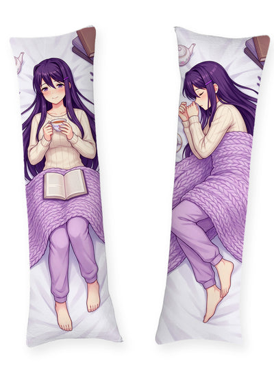 Almohada Yuri DDLC Manta Acogedora y Hora del Té