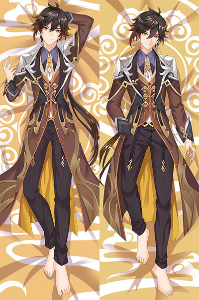 Zhongli Golden Clouds Body Pillow