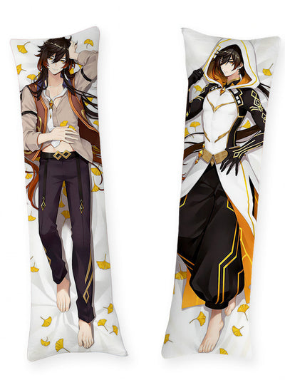Almohada corporal de Zhongli atractivo