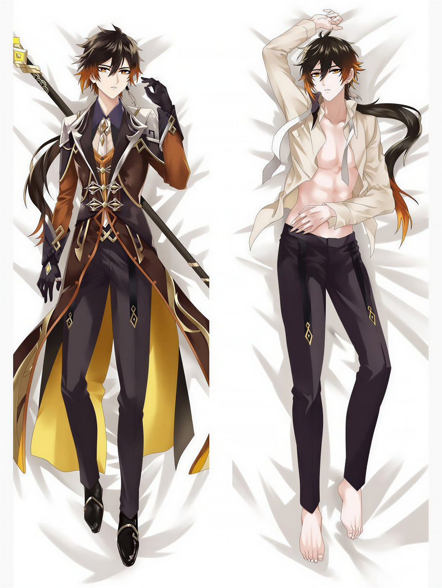 Zhongli Pose Body Pillow 2
