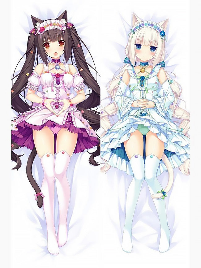 Chocola and Vanilla Body Pillow <br/> Vanilla and Chocola Wedding Dress