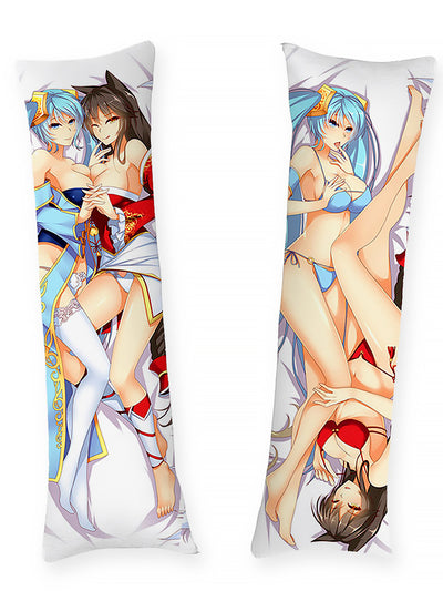 Ahri and Sona Body Pillow <br/> Ahri and Sona Sexy