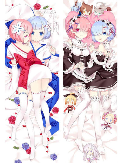 kawaii-rem-and-ram-body-pillows