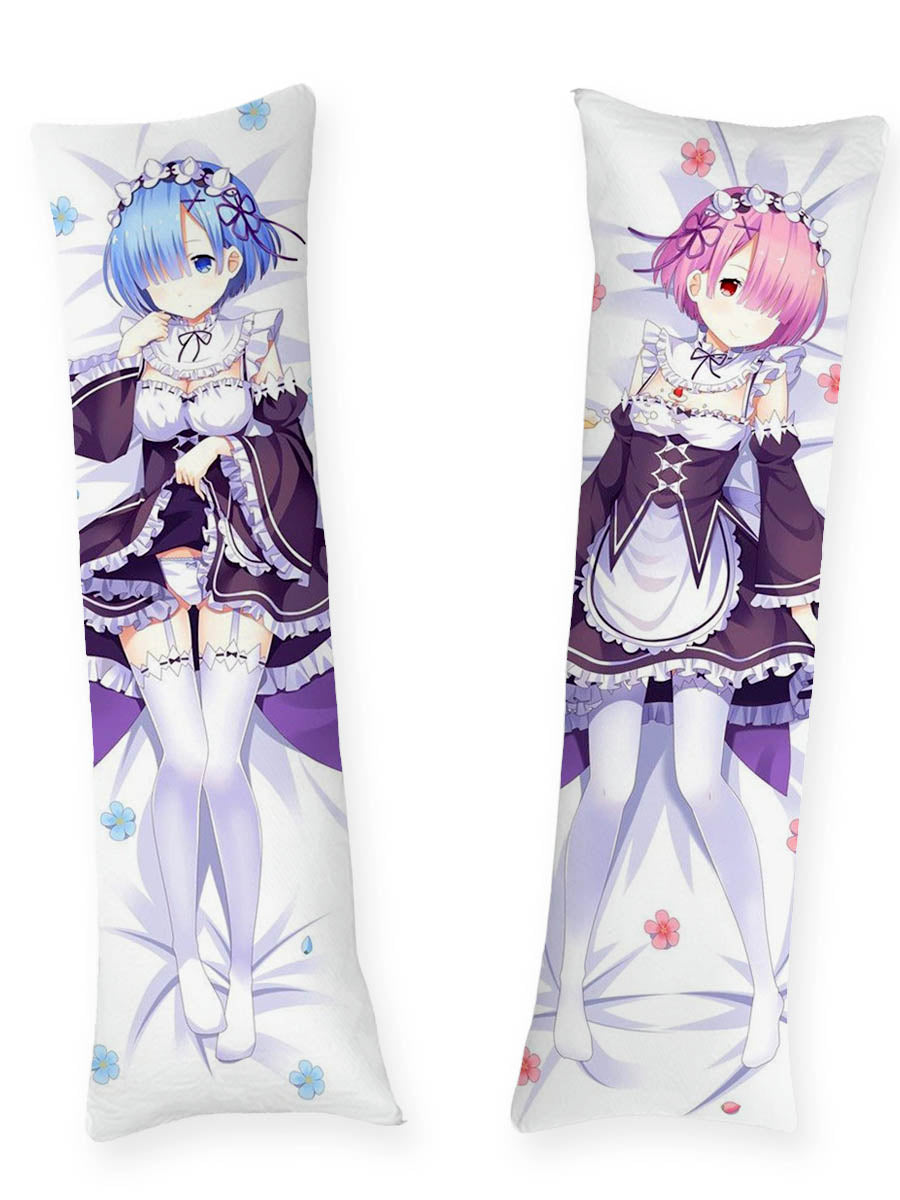 Rem and Ram Body Pillow <br/> Rem with Ram